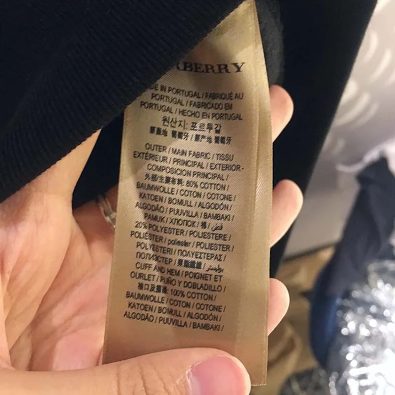 Burberry Embroidered Archive Logo Oversized Hoodie for Unisex in Black