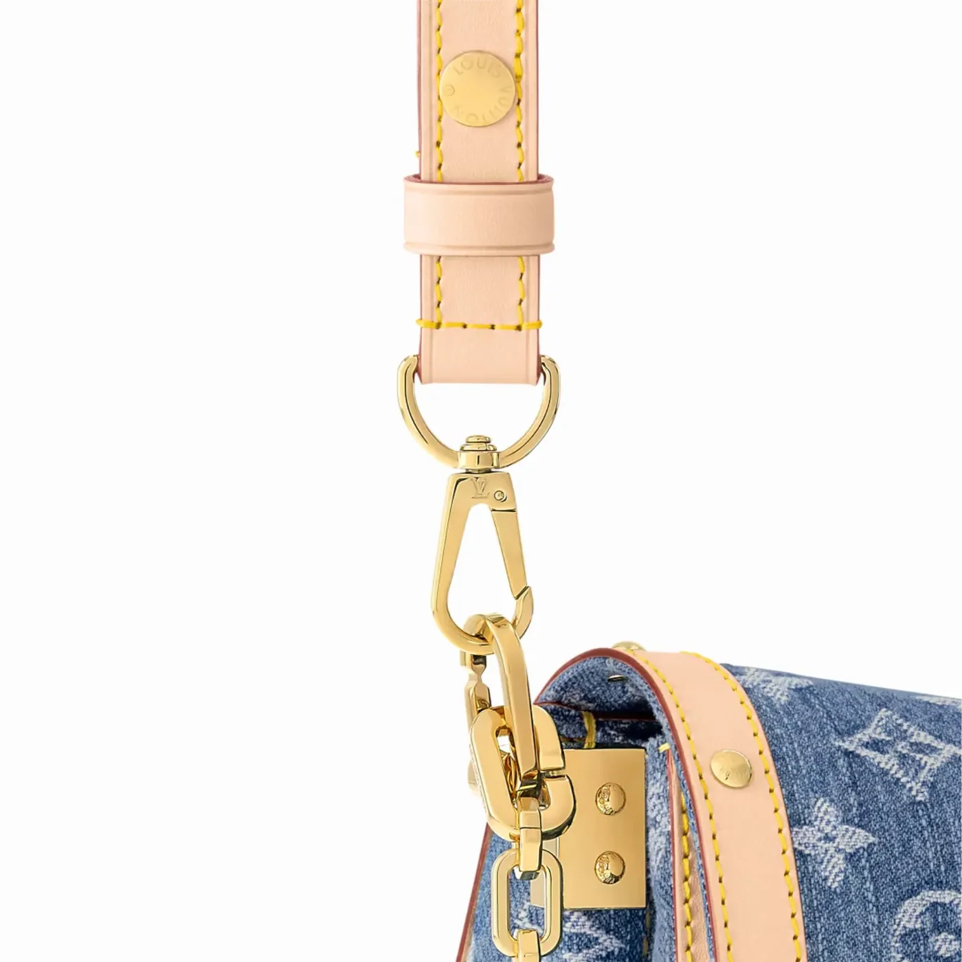 Louis Vuitton Dauphine Soft GM Denim Blue /