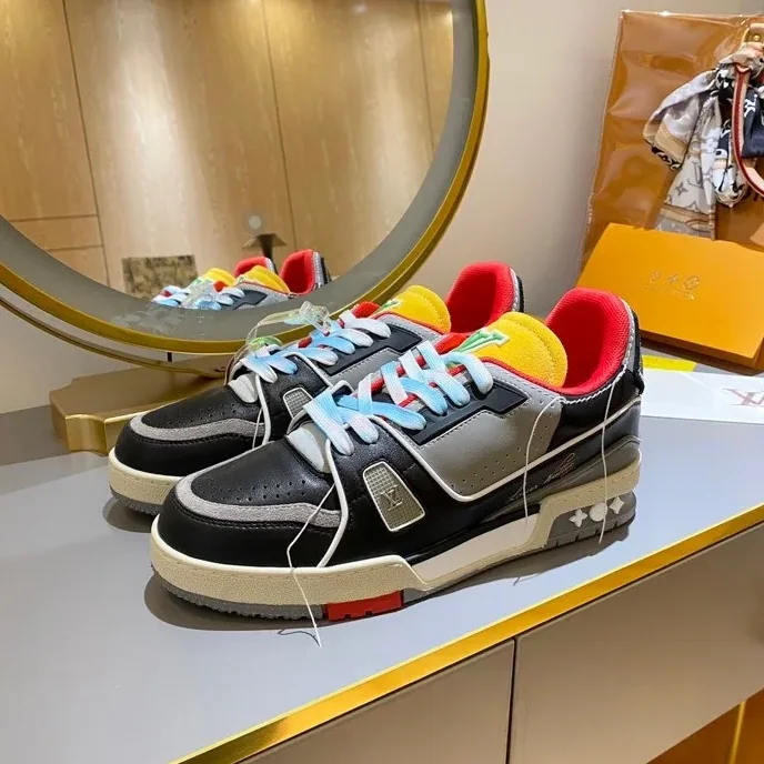 Louis Vuitton Trainer Sneaker Rubber Grain Multiple Color Virgil Abloh