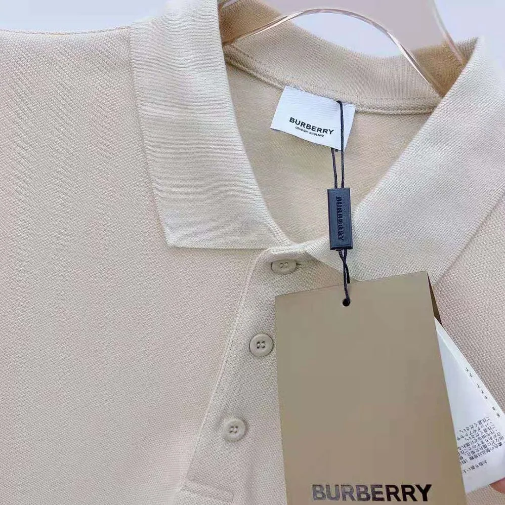 Burberry Monster Graphic Cotton Pique Oversized Polo Shirt for Men in Sandy