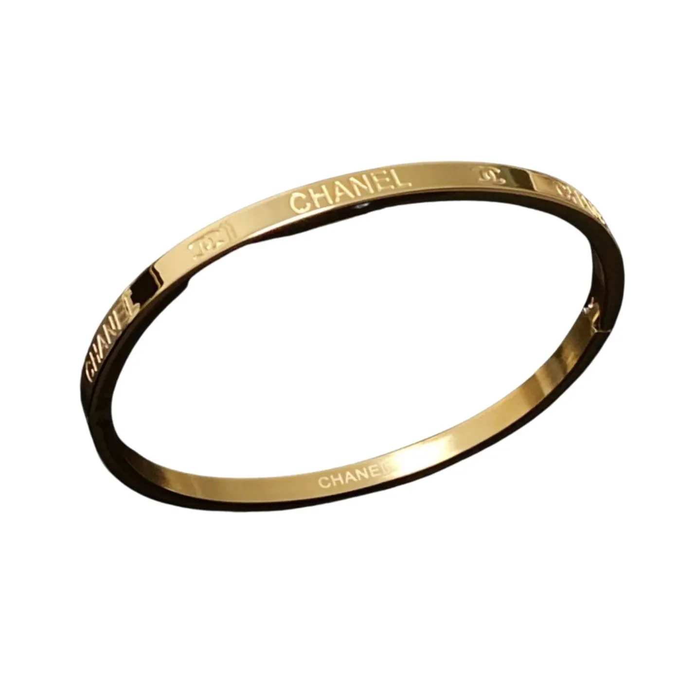 Chanel Strap Bracelet Gold Chanel Strap Bracelet Gold