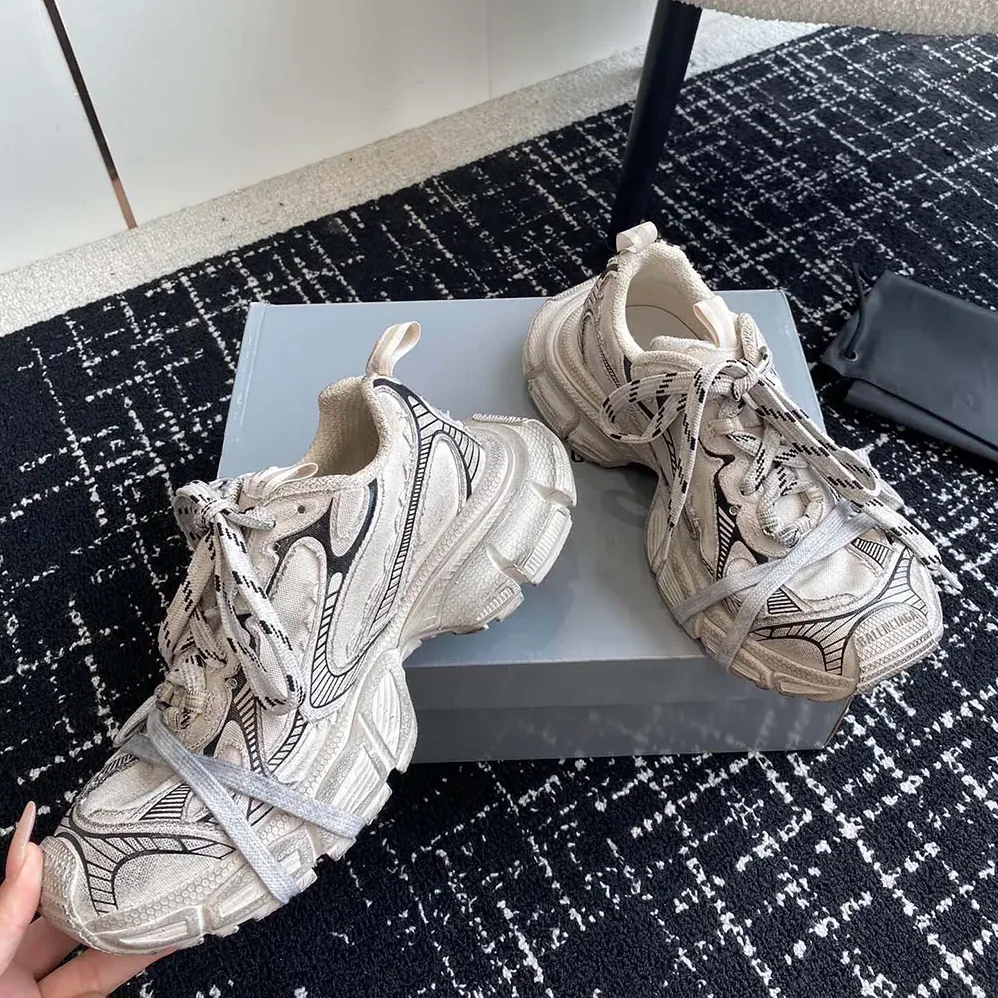 Balenciaga 3XL Sneaker in Beige Mesh and Polyurethane for Unisex