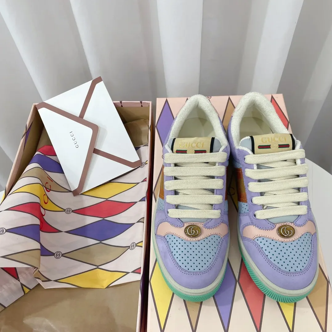 Gucci Screener Sneaker Light Blue for Women