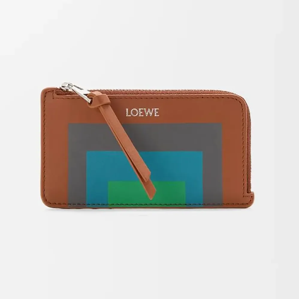 Loewe Coin Cardholder in Nappa Calfskin for Unisex in Brown Loewe Coin Cardholder in Nappa Calfskin for Unisex in Brown