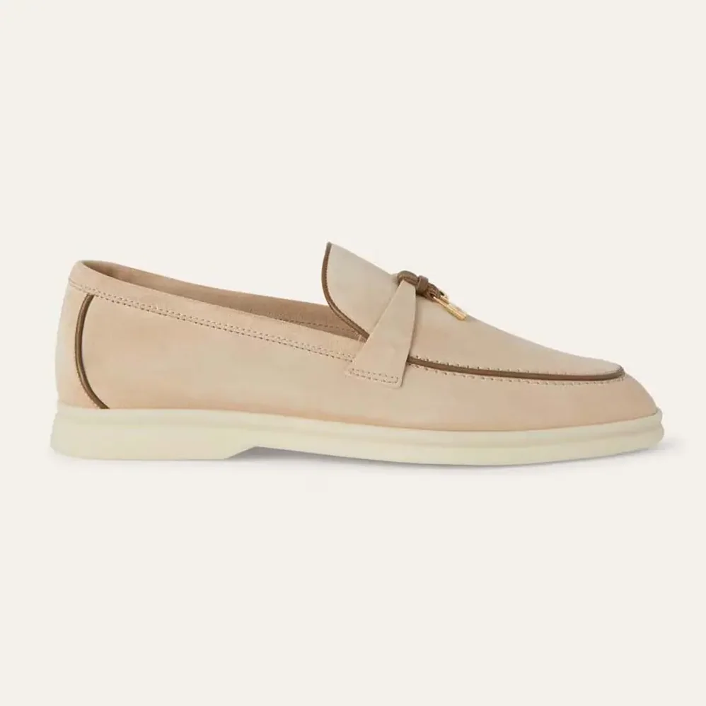 Loro Piana Summer Charms Walk Loafer for Unisex in Beige