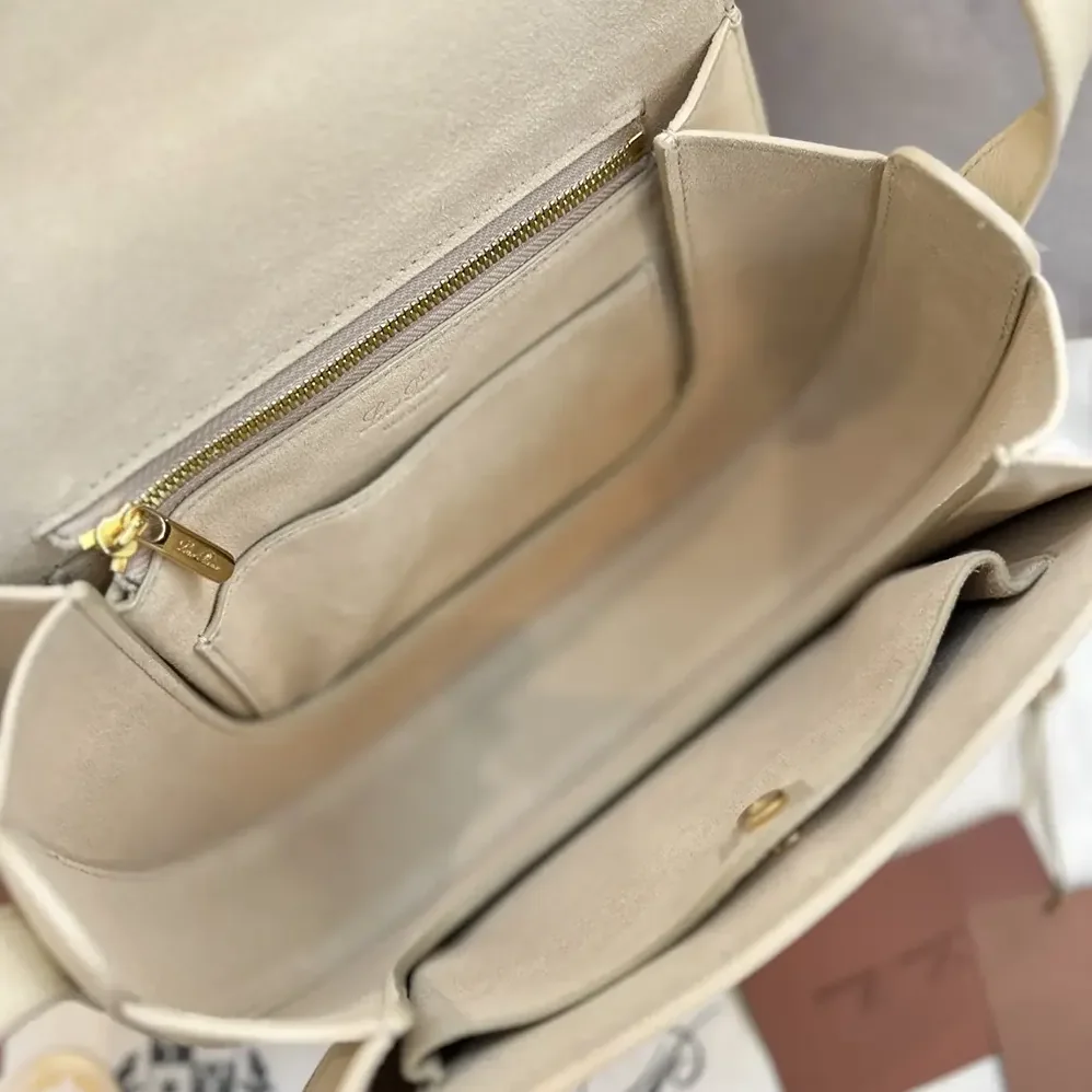 Loro Piana Mini Ghiera Bag for Women in White