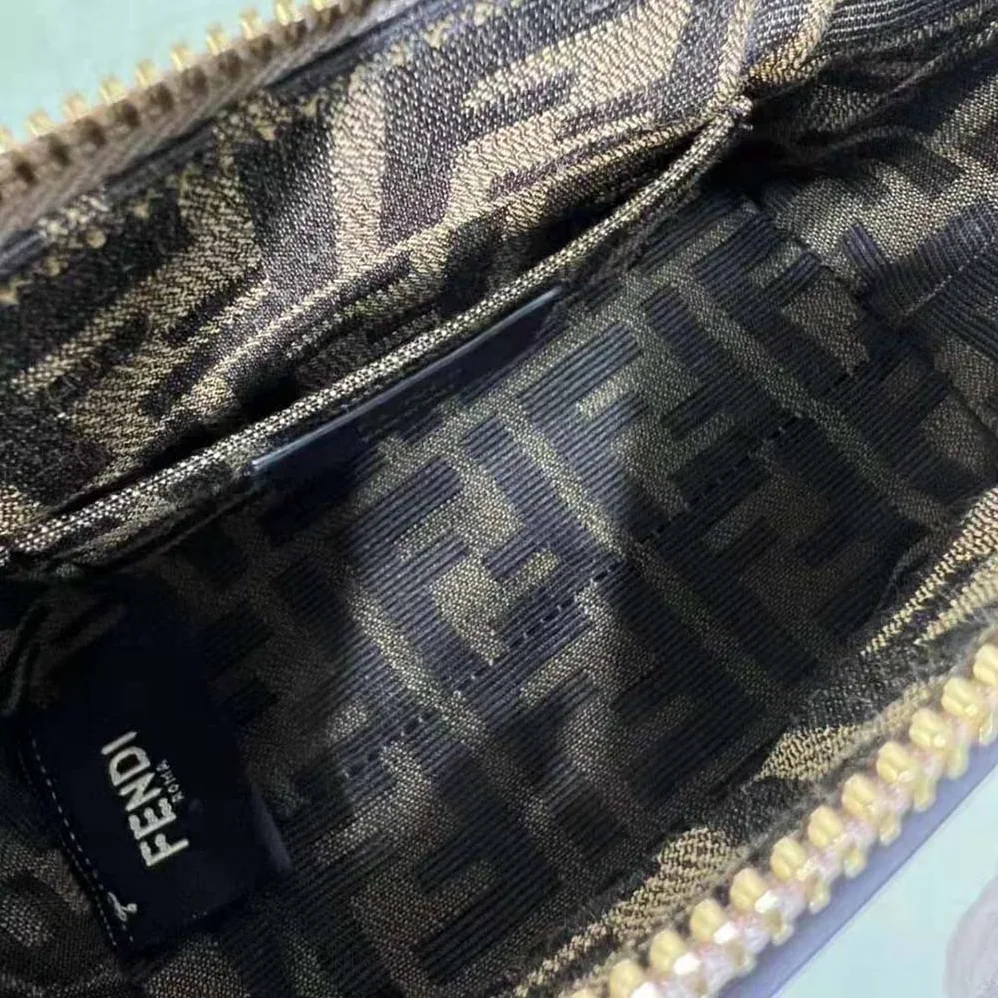 Fendi By The Way Mini Small Boston Bag in Dove Gray Leather for Women