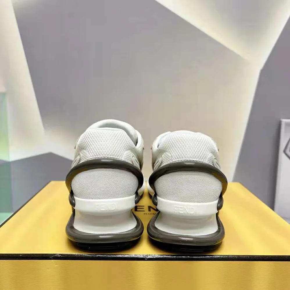 Fendi First 1 Gray Fabric Trainers for Women