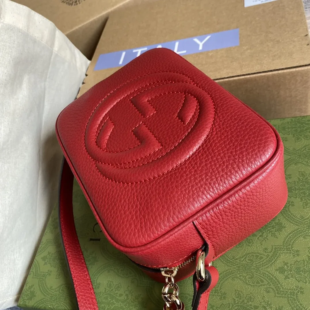Gucci Soho Small Disco Bag Red Gucci Soho Small Disco Bag Red