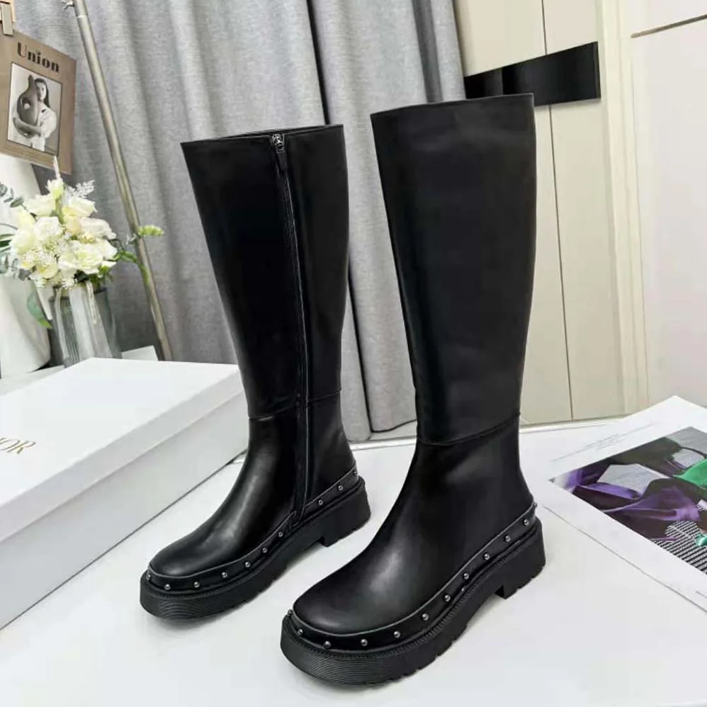 Dior Diorquake Boot Black Calfskin for Women