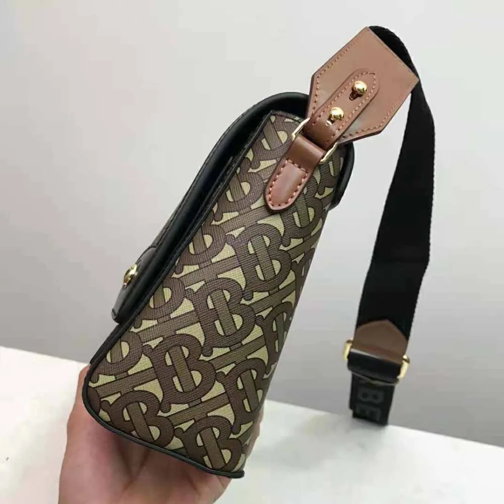Burberry Monogram Stripe E for Women in canvas Note Crossbody Bag Burberry Monogram Stripe E for Women in canvas Note Crossbody Bag