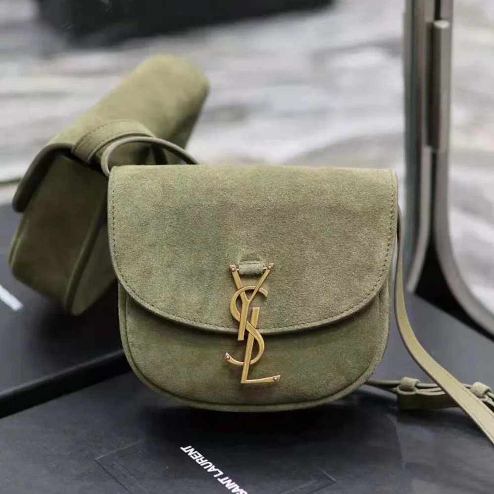 Saint Laurent YSL Kaia Small Satchel in Suede for Women Saint Laurent YSL Kaia Small Satchel in Suede for Women