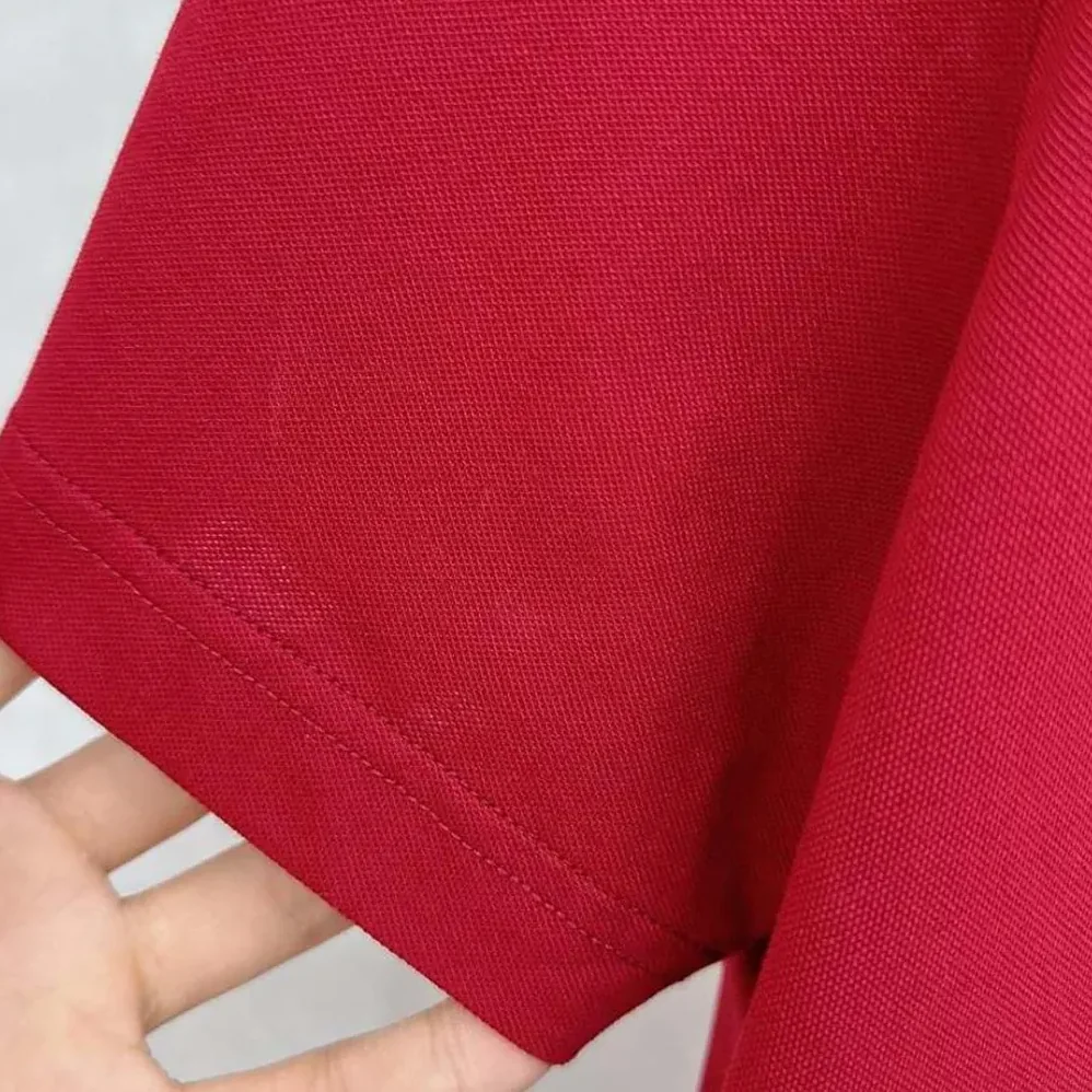 Hermes Polo Shirt with Pocket for Men in Red Hermes Polo Shirt with Pocket for Men in Red