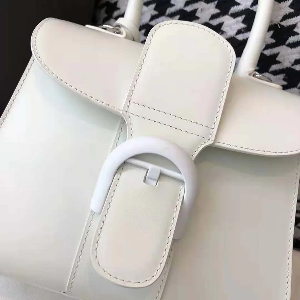 Delvaux Brillant Mini in Box Calf for Women in White Delvaux Brillant Mini in Box Calf for Women in White