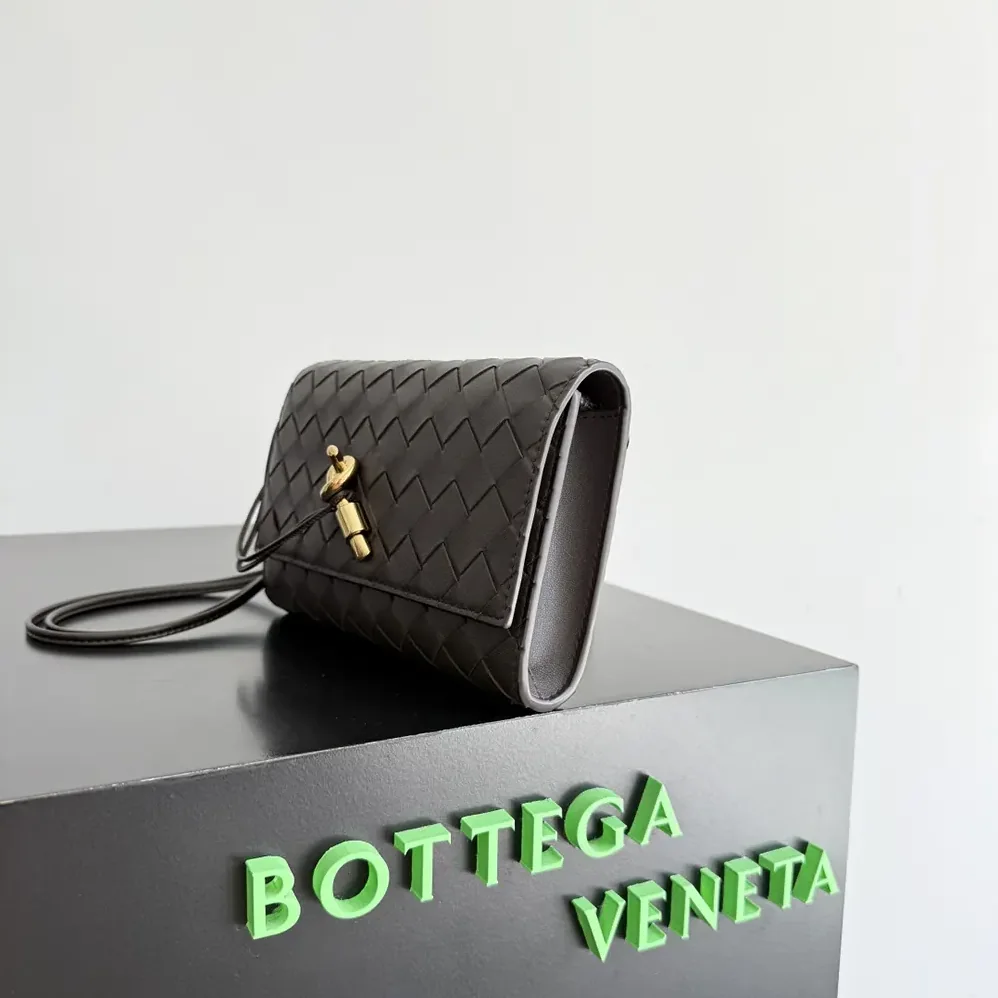Bottega Veneta Andiamo Pouch for Women in Bordeaux Bottega Veneta Andiamo Pouch for Women in Bordeaux
