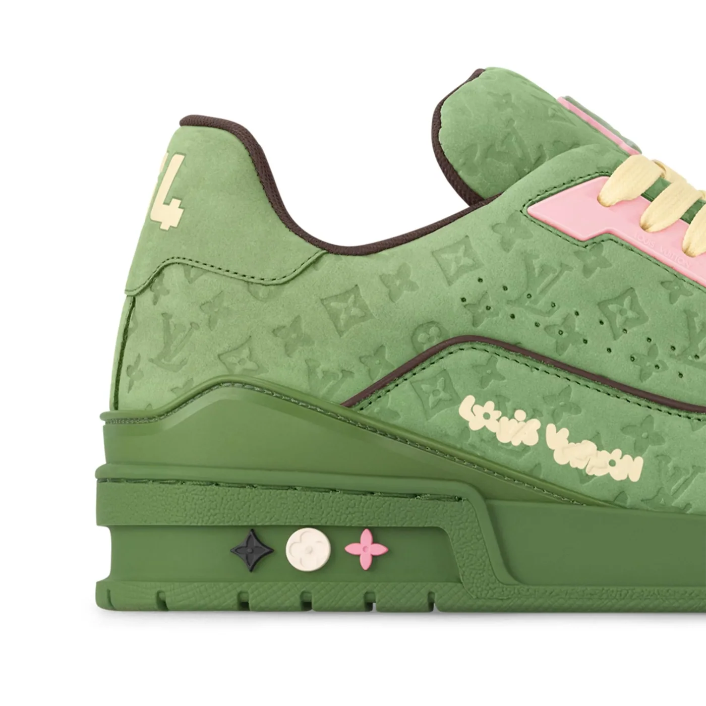 Louis Vuitton Trainer Sneaker Green 1ACR6E Louis Vuitton Trainer Sneaker Green 1ACR6E