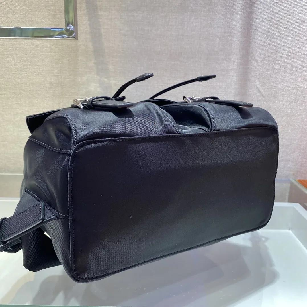 Prada Small Re in Nylon Backpack Black Prada Small Re in Nylon Backpack Black