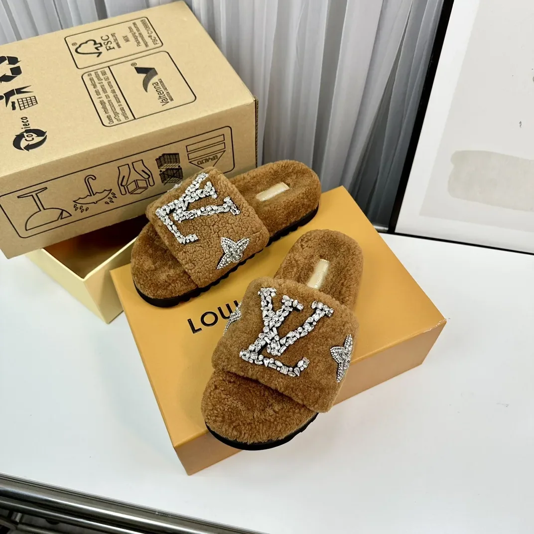 Louis Vuitton Paseo Flat Comfort Mule Brown