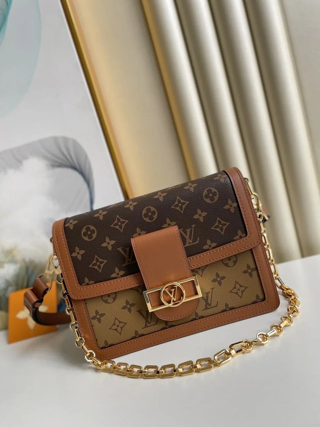 Louis Vuitton Dauphine MM Monogram And Monogram Reverse Canvas By Nicolas Ghesquière For The Cruise Collection, Handbags