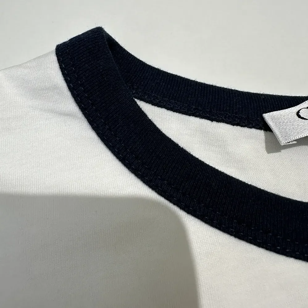 Dior Dioriviera T-Shirt Ecru and Navy Blue Cotton Jersey for Men Dior Dioriviera T-Shirt Ecru and Navy Blue Cotton Jersey for Men