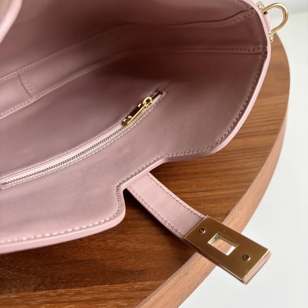 Celine Small Camille 16 Soft Bag in Smooth Calfskin for Women in Pink