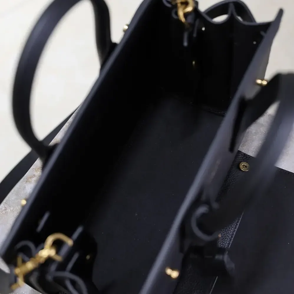 Saint Laurent YSL Baby Sac De Jour In Supple Grained Leather for Women in Black Saint Laurent YSL Baby Sac De Jour In Supple Grained Leather for Women in Black