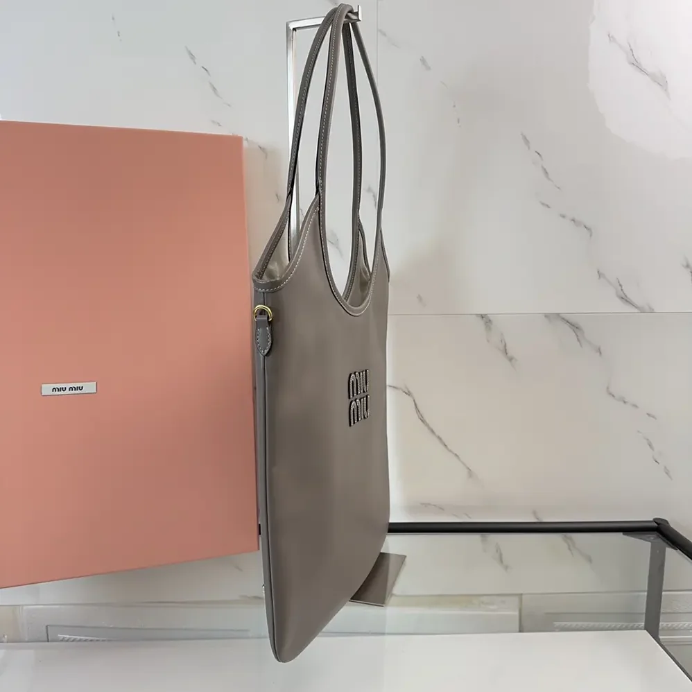 Miu Miu IVY leather bag for Women in Grey