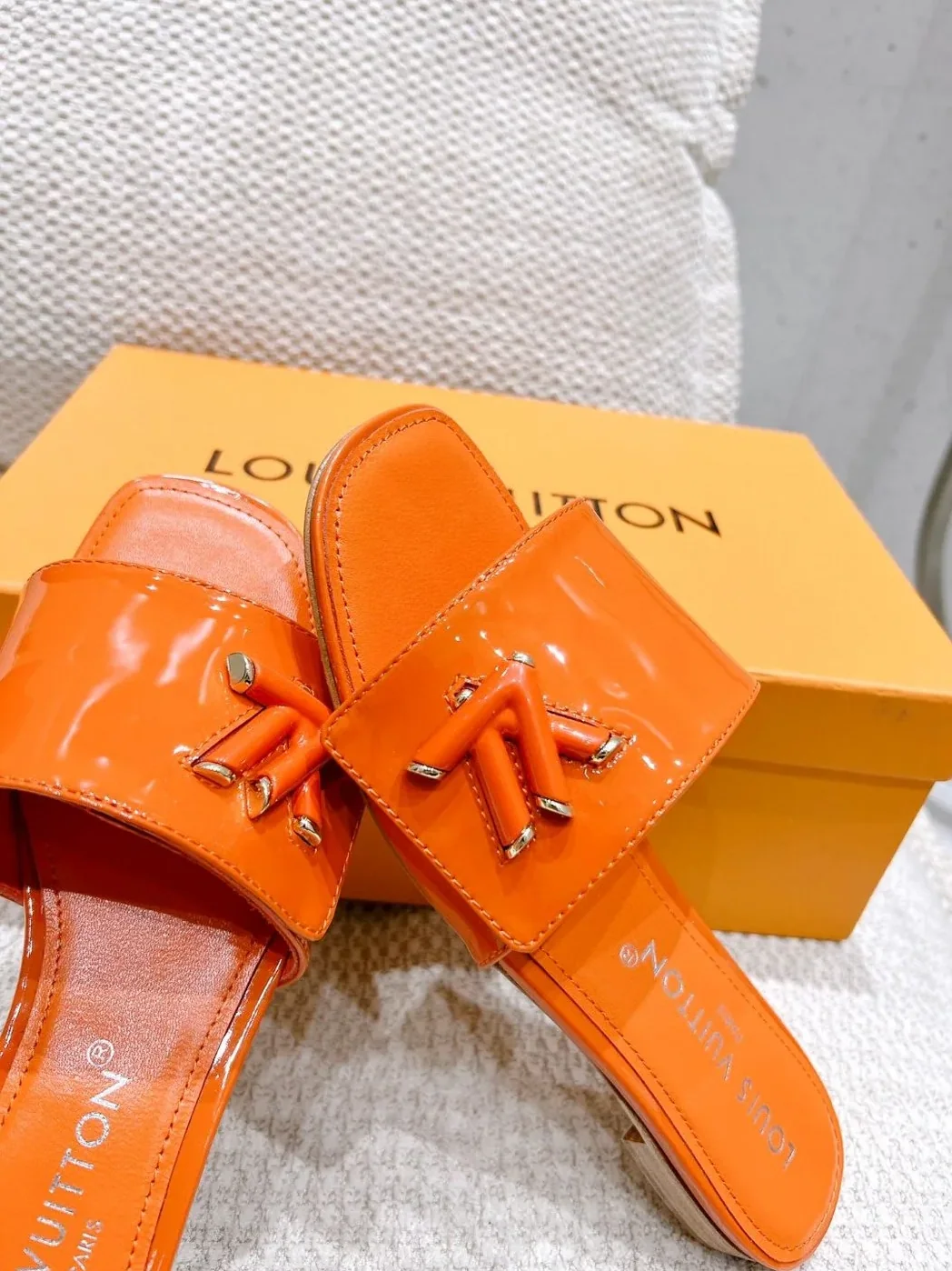 Louis Vuitton Shake Flat Mule Orange