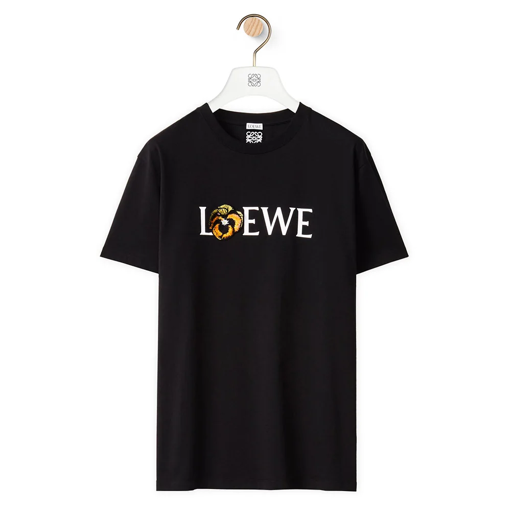Loewe Pansy LOEWE T for Women in Shirt in Cotton Loewe Pansy LOEWE T for Women in Shirt in Cotton