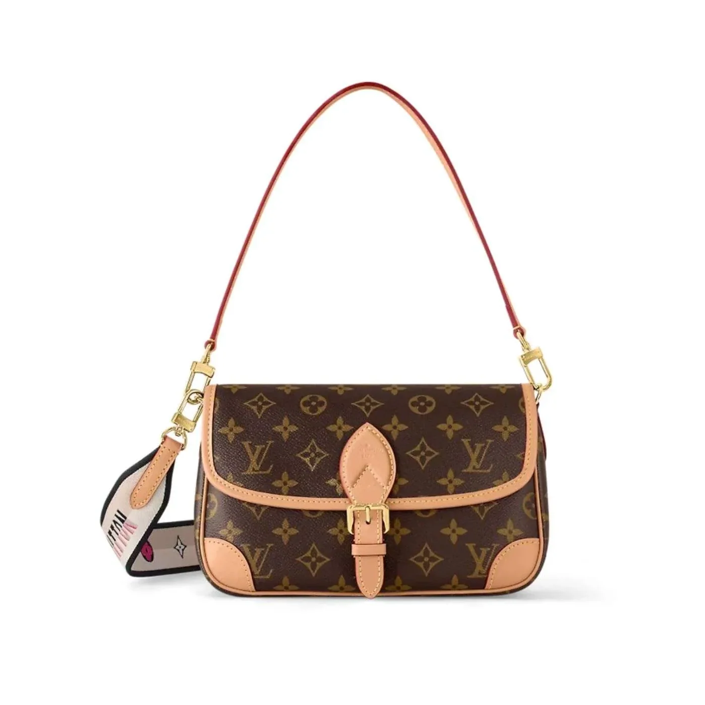 Louis Vuitton Diane Satchel Brown /