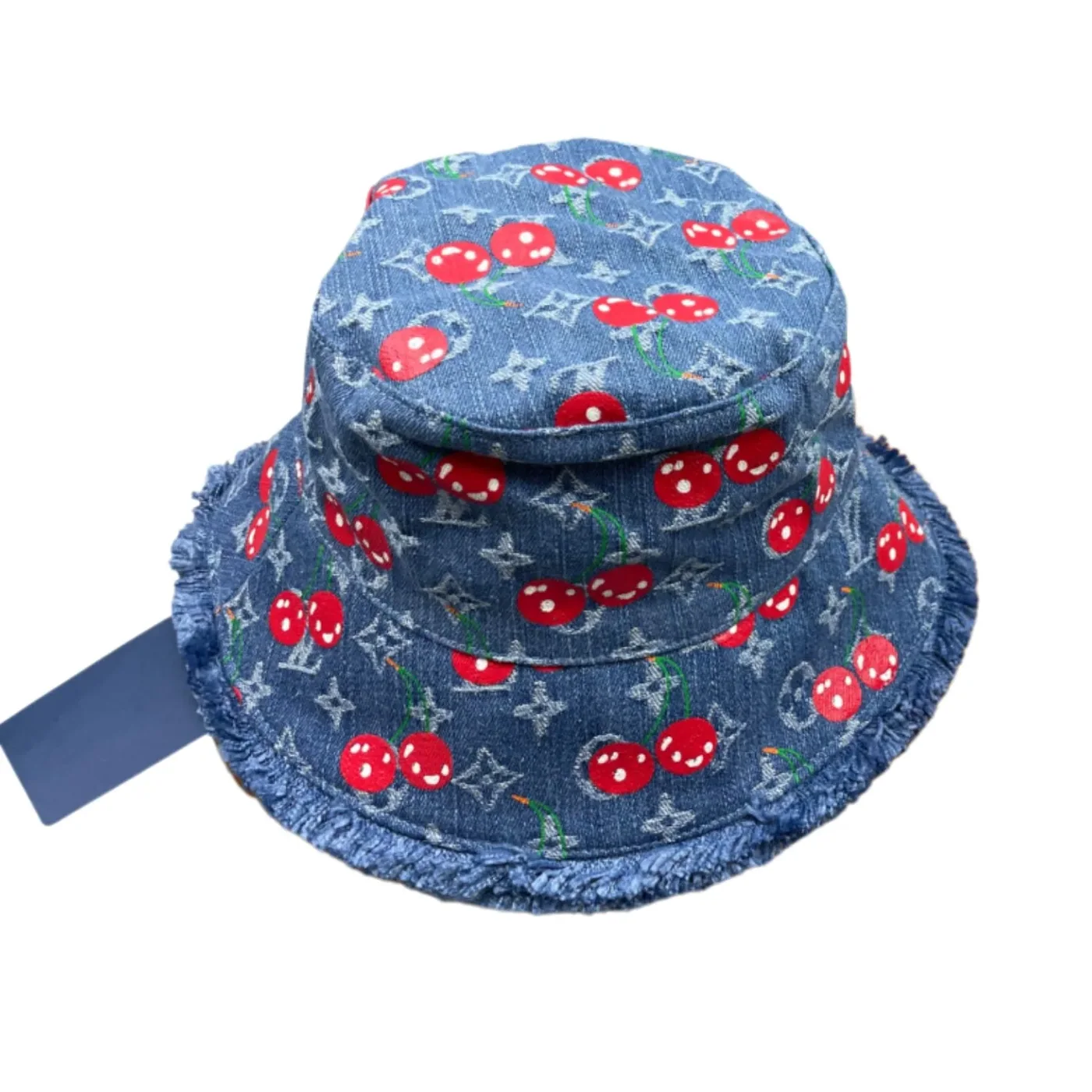 Louis Vuitton LV x TM Denim Cerise Bucket Hat Blue