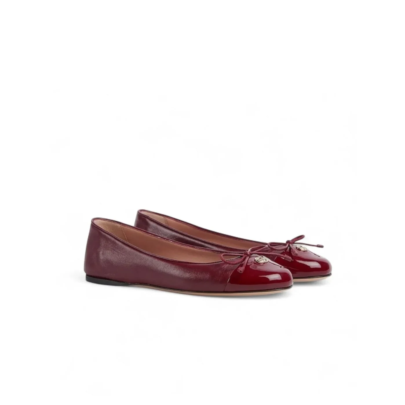 Gucci Ballet Flat With Double G Red