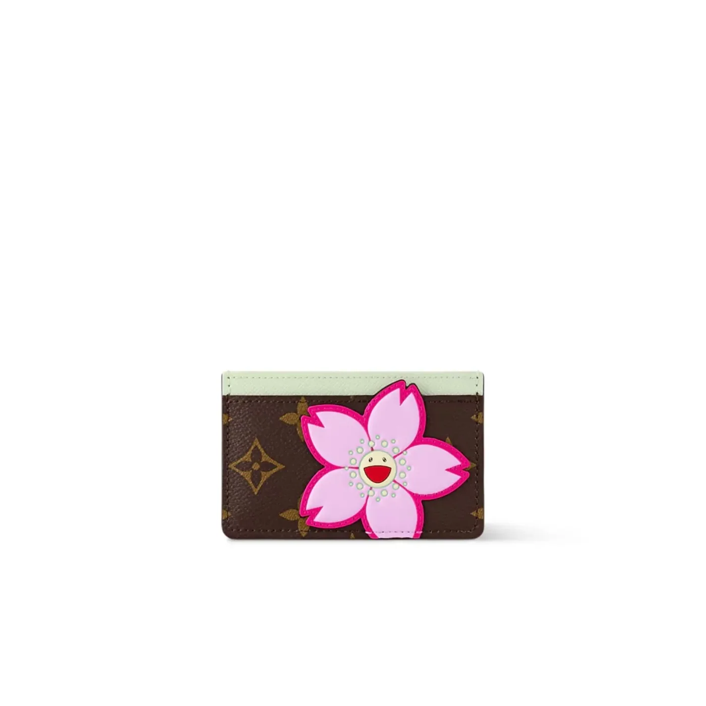 Louis Vuitton LV x TM Card Holder Sakura Brown /