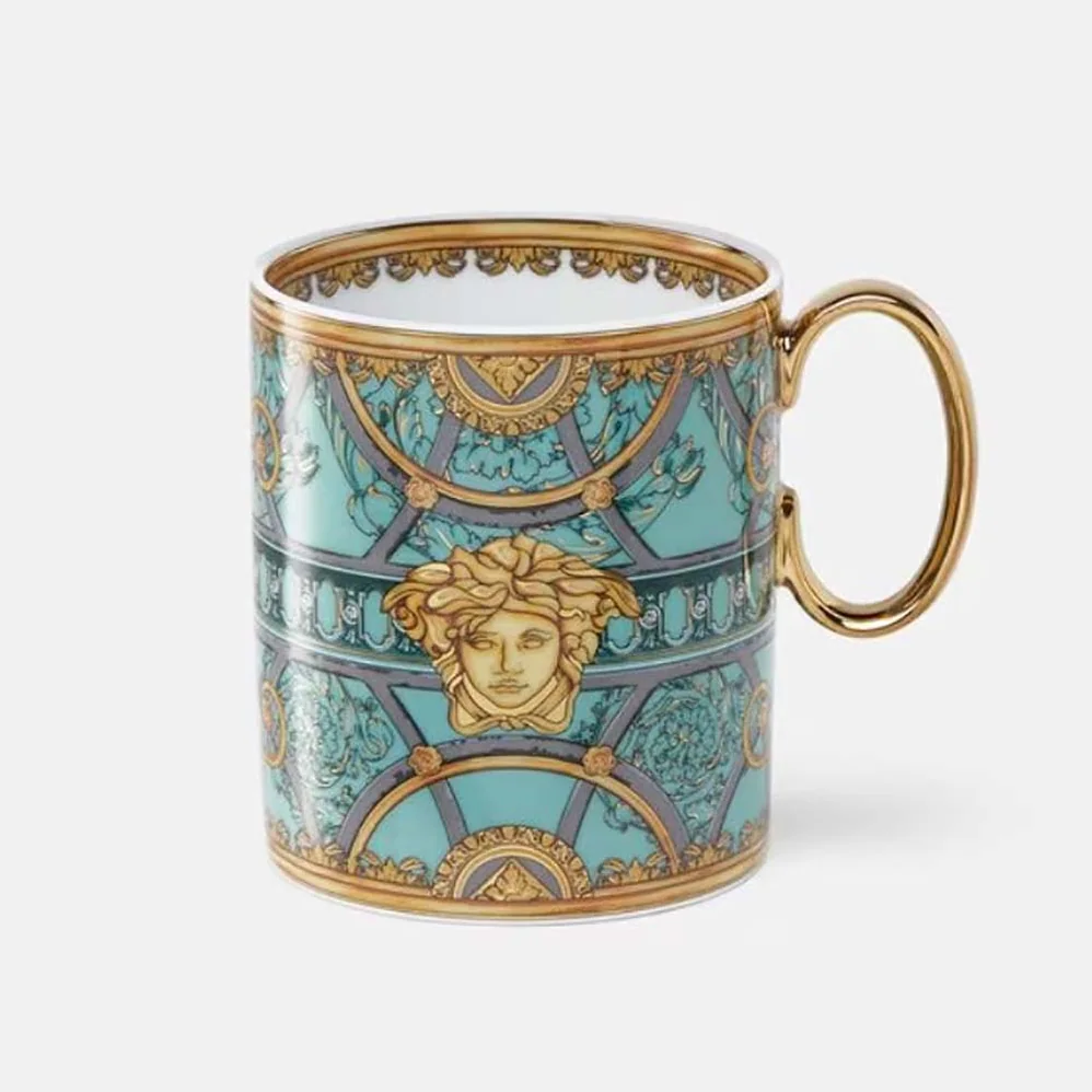 Versace Scala Del Palazzo Verde Mug for Unisex in Blue