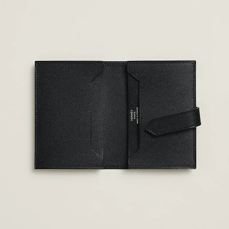 Hermes Bearn Monochrome Card Holder Noir /