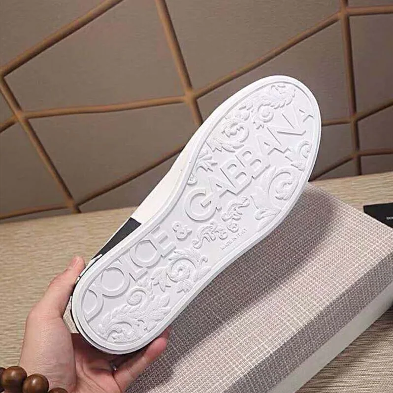 Dolce Gabbana D&G Shoes Portofino Sneakers in Nappa Calfskin for Unisex Dolce Gabbana D&G Shoes Portofino Sneakers in Nappa Calfskin for Unisex