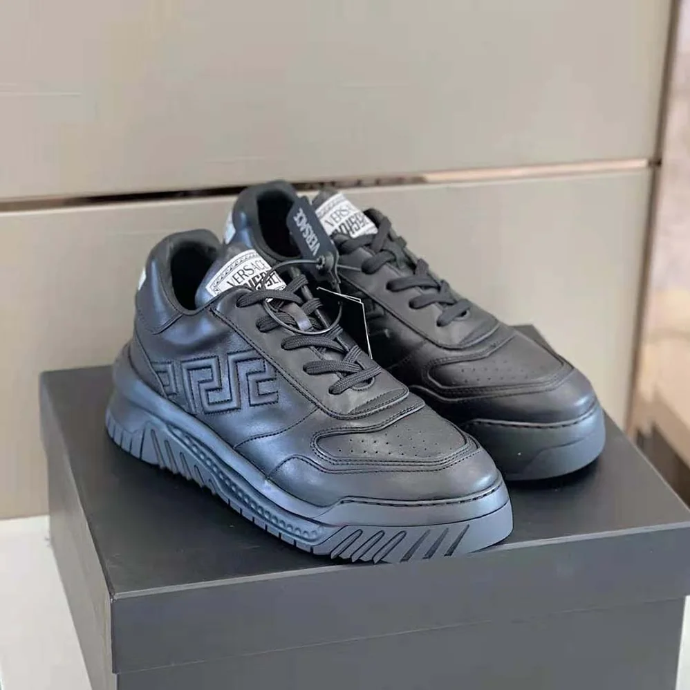 Versace Greca Odissea Sneakers for Men in Black