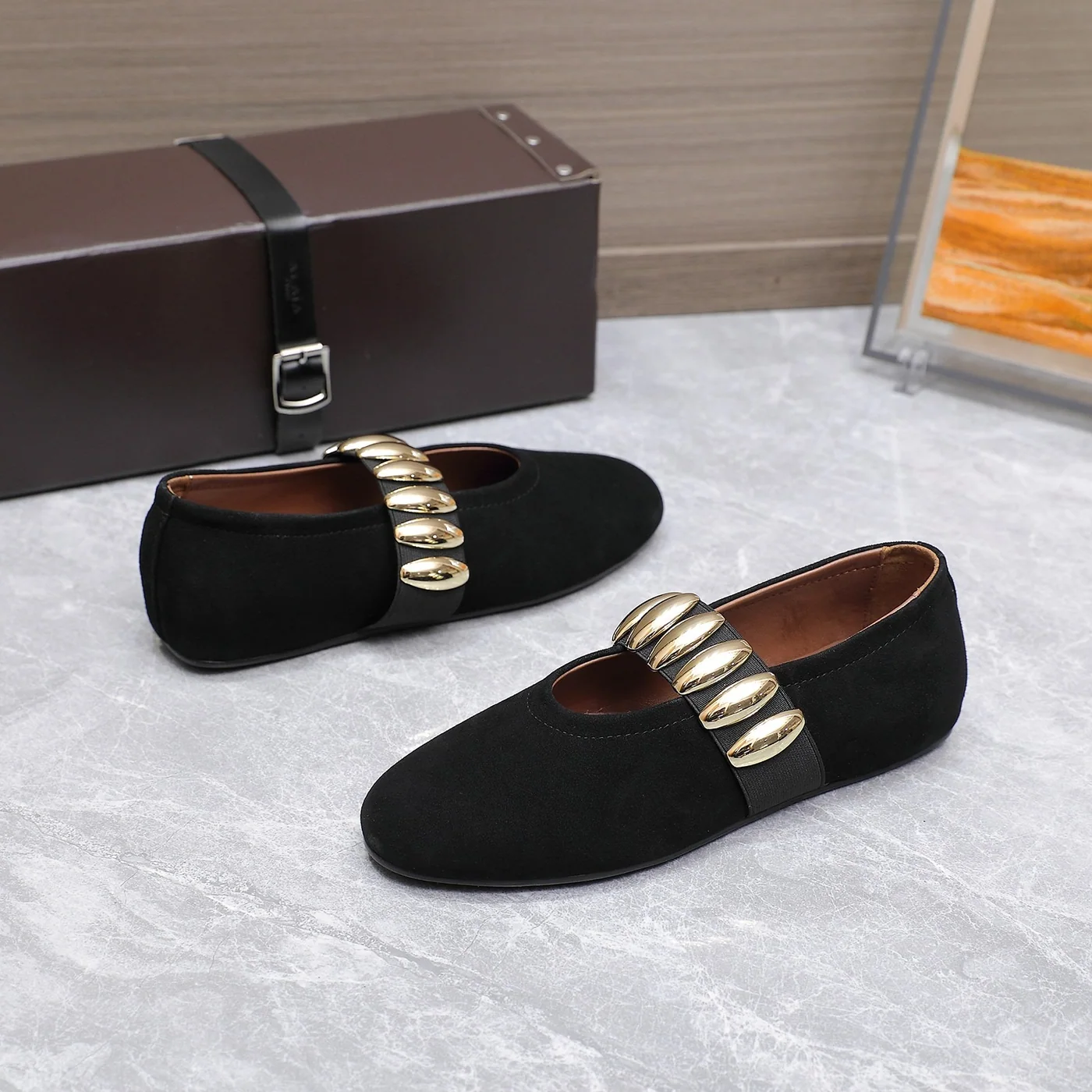 Alaia Jewel Ballet Flats Black - AA3A053CK313 - 999 Alaia Jewel Ballet Flats Black - AA3A053CK313 - 999