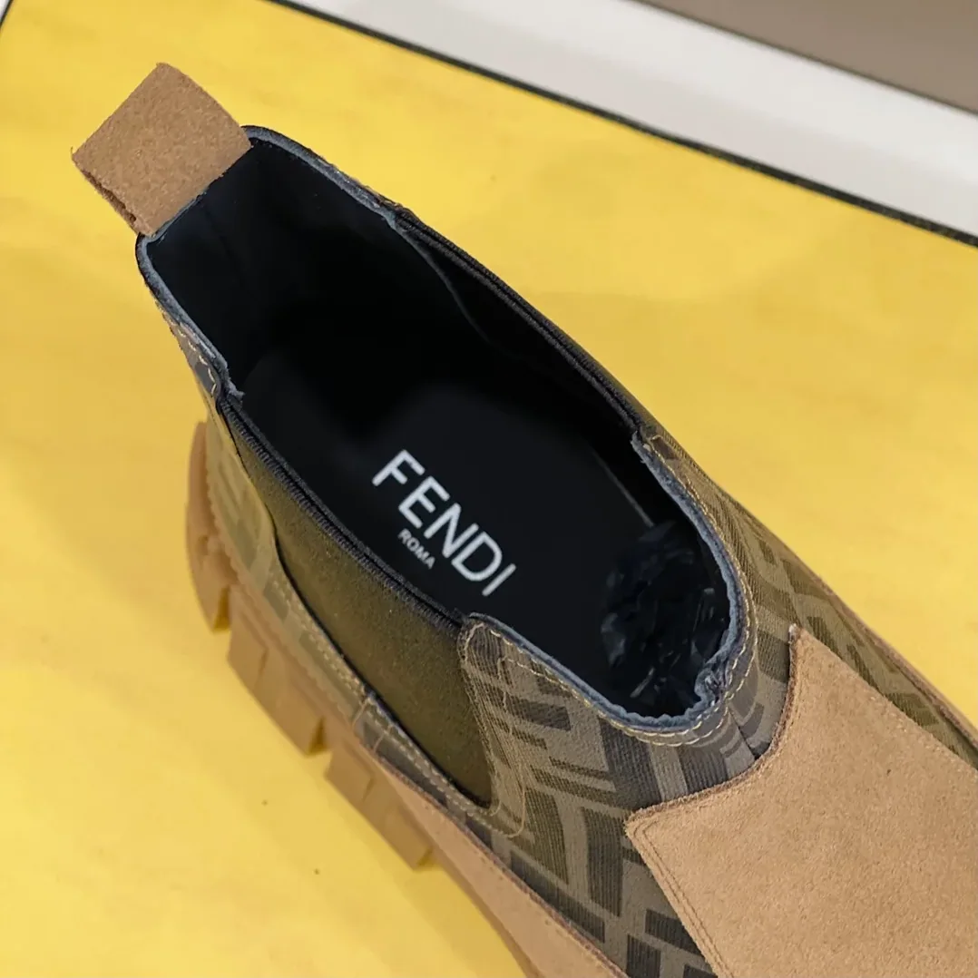 Fendi Chelsea Boots Brown Fendi Chelsea Boots Brown