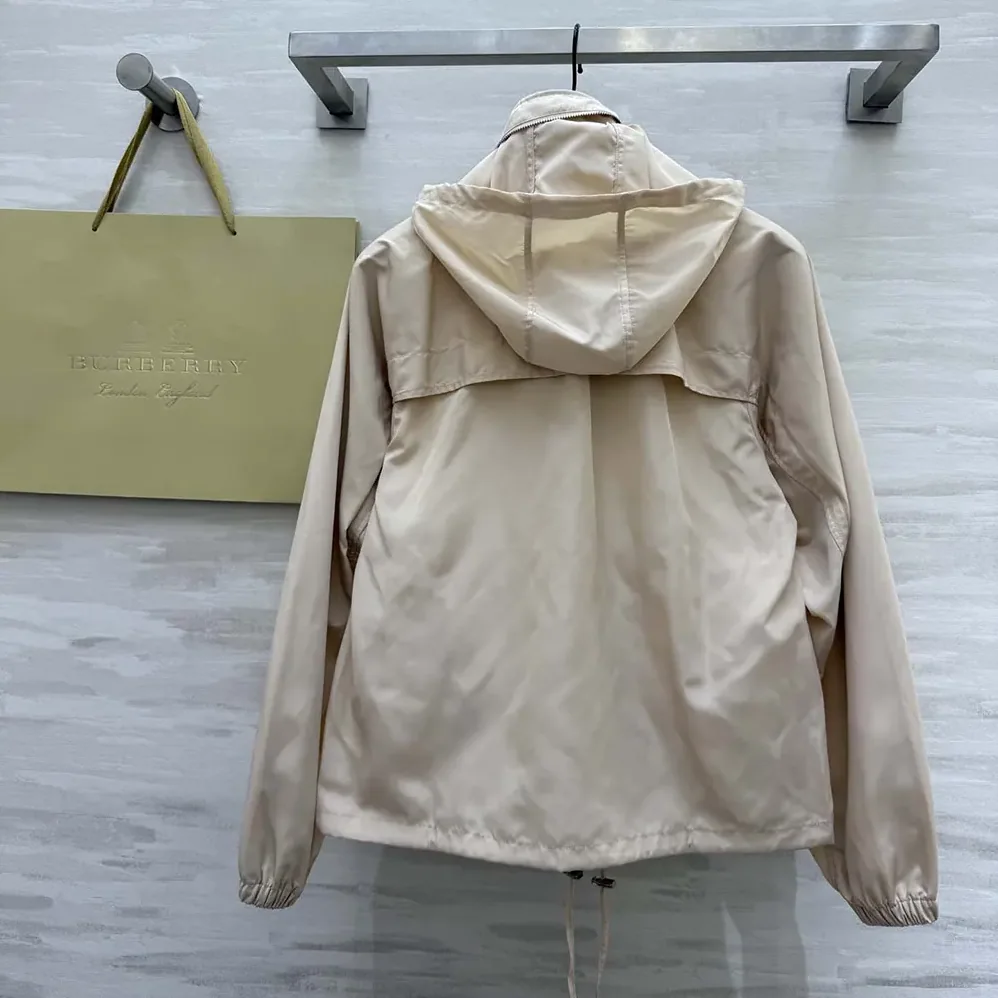 Burberry Nylon Cotton Jacket for Men in Pink