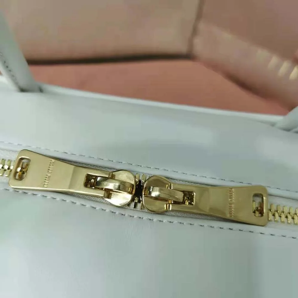 Miu Miu Leather Top-Handle Bag for Women in White
