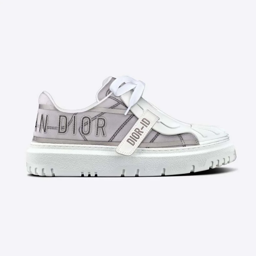 Dior Dior-id Sneaker Gray Reflective Technical Fabric for Women