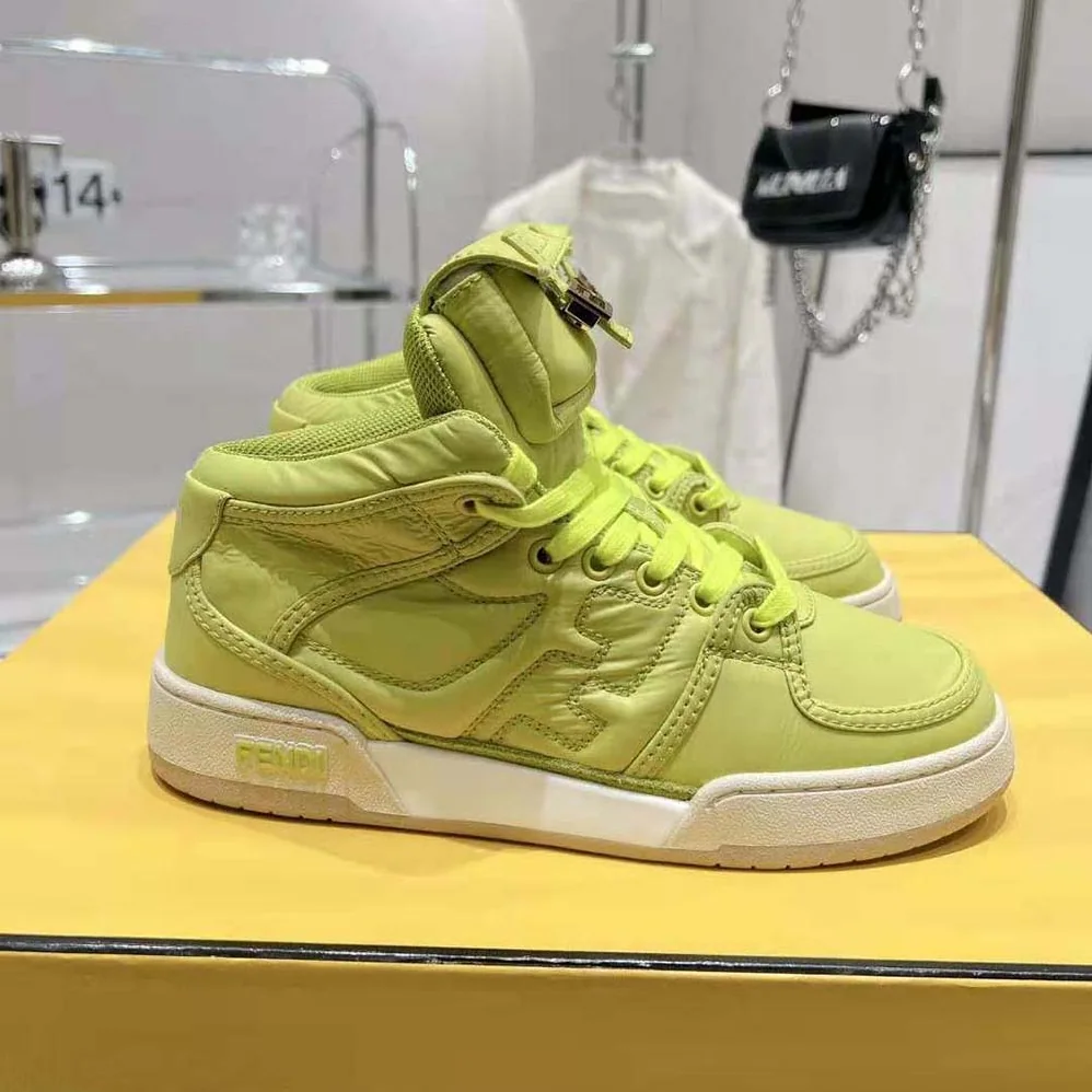 Fendi Match Acid Green Nylon High for Unisex in Tops Fendi Match Acid Green Nylon High for Unisex in Tops