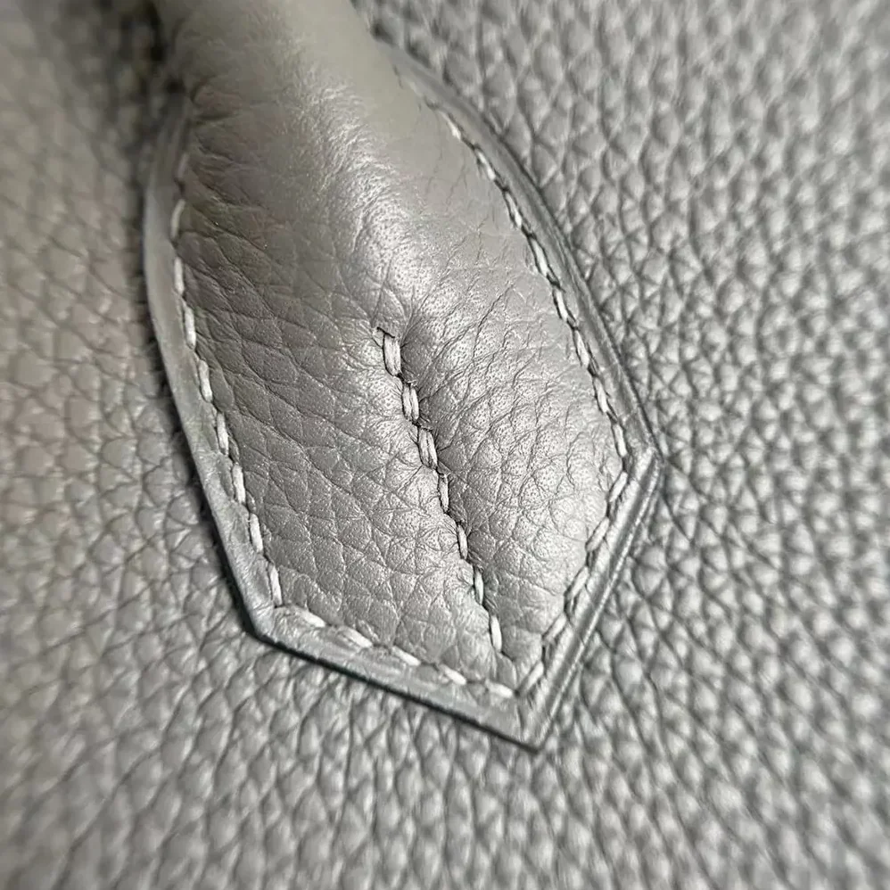 Hermes Birkin 30 Bag in Epsom Leather with Silver Hardware in Grey Hermes Birkin 30 Bag in Epsom Leather with Silver Hardware in Grey