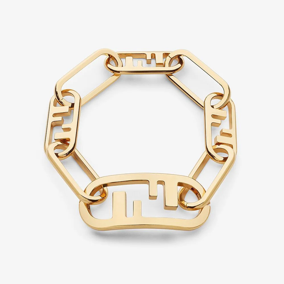 Fendi Olock Bracelet Gold for Women in Colored Fendi Olock Bracelet Gold for Women in Colored