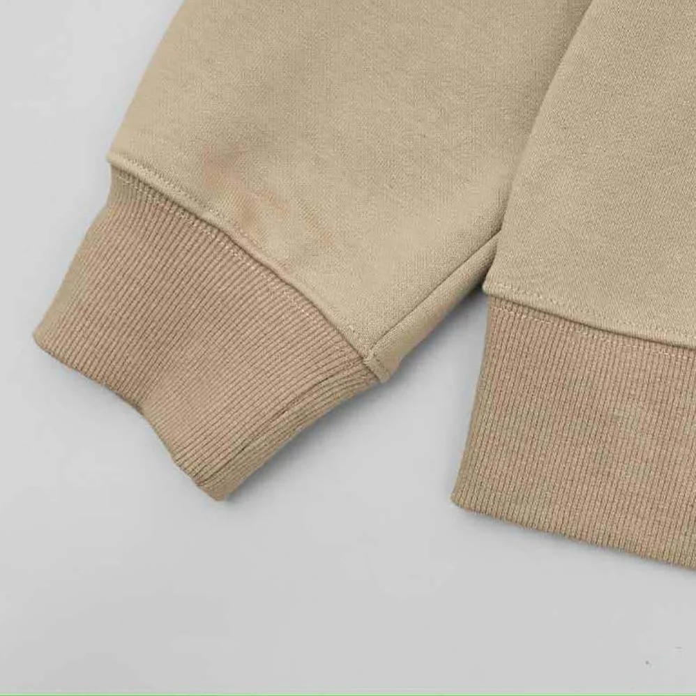Burberry Check Trim Cotton Zip Hoodie for Men in Beige