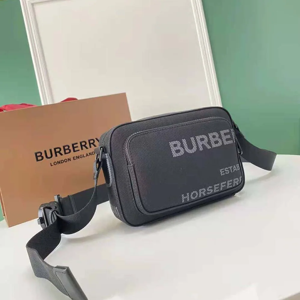 Burberry Horseferry Print Nylon Crossbody Bag for Men Burberry Horseferry Print Nylon Crossbody Bag for Men