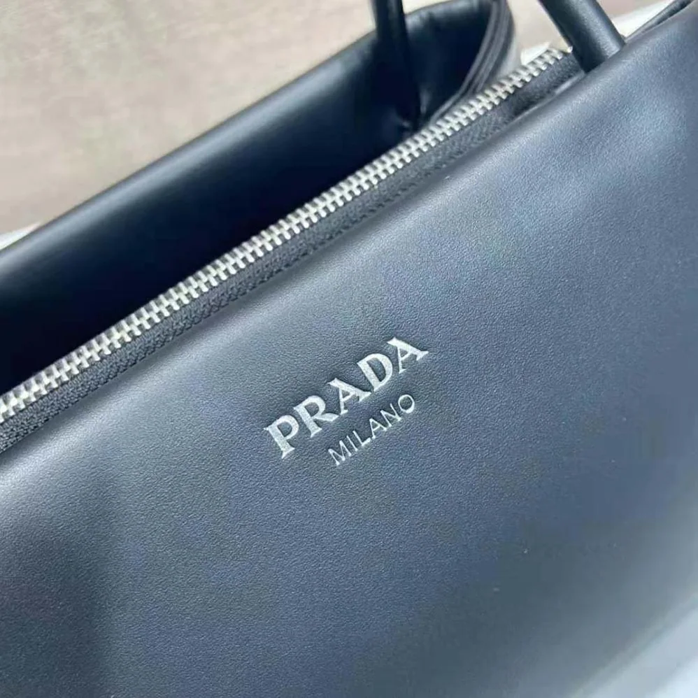 Prada Small Leather Bag for Women in Black Prada Small Leather Bag for Women in Black