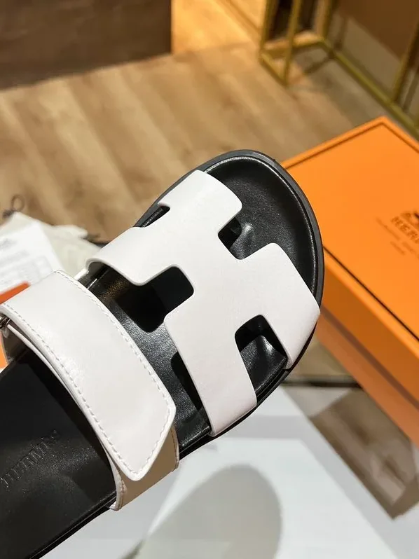 Hermes Chypre Sandal Black/White , Shoes for Women Hermes Chypre Sandal Black/White , Shoes for Women