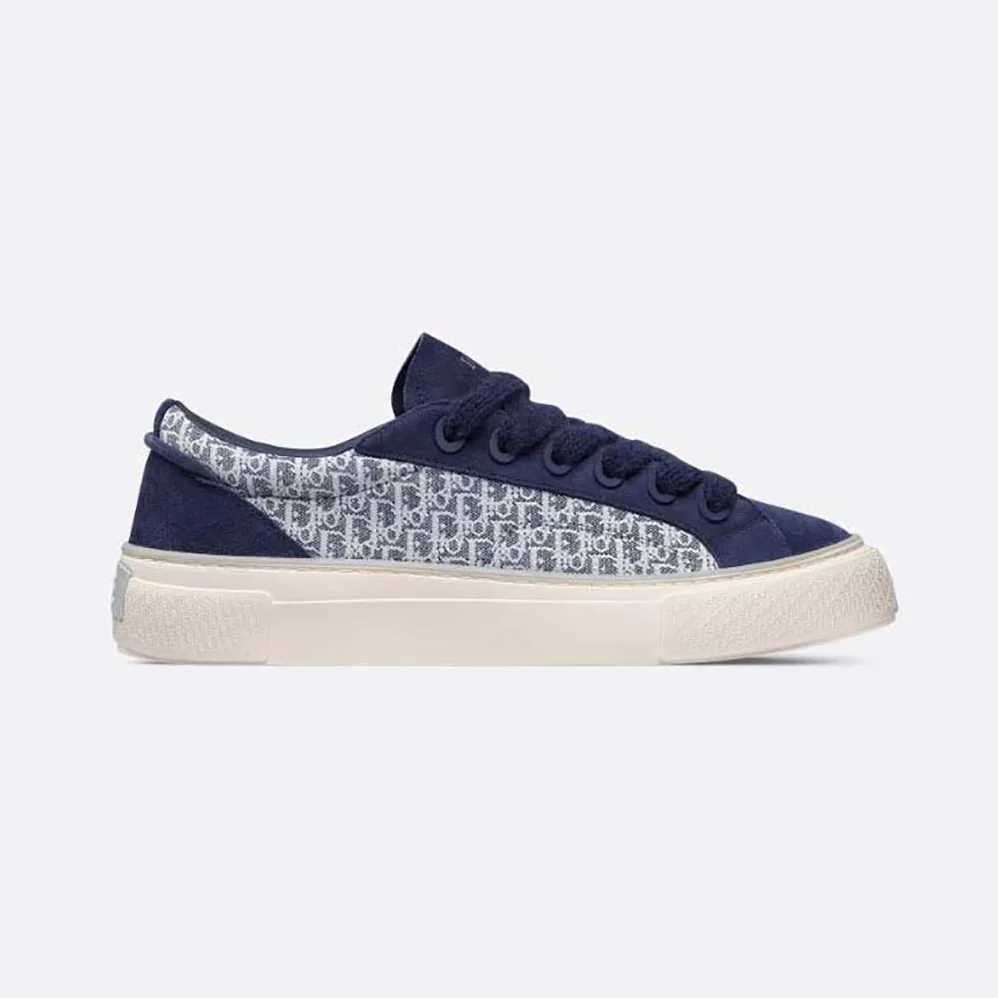 Dior B33 Sneaker Navy Blue Dior Oblique Jacquard and Suede for Men Dior B33 Sneaker Navy Blue Dior Oblique Jacquard and Suede for Men